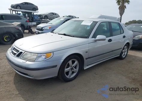 2004 Saab 9-5 Arc z USA, uszkodzony, nr VIN YS3ED49A043014300